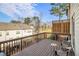Relaxing back deck offering a private outdoor space and tranquil views at 2722 Hallwood Ln, Suwanee, GA 30024