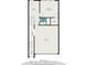 First floor plan featuring the entry way, bedroom, bath, garage, foyer, and storage at 2722 Hallwood Ln, Suwanee, GA 30024