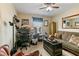 Functional bedroom features a desk, comfortable couch, and a well-organized workspace for focus at 28 Butler Park Ct, Dallas, GA 30157