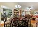 Inviting dining room with a large table perfect for gatherings and entertaining at 28 Butler Park Ct, Dallas, GA 30157
