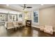 Bright living room with hardwood floors and neutral color palette at 1111 Seaboard Nw Ave, Atlanta, GA 30318