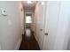 This hallway features wood floors and white trim at 2491 Hatfield Cir, Atlanta, GA 30316
