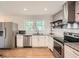 Modern kitchen with stainless steel appliances and stone countertops at 2797 Gresham Se Rd, Atlanta, GA 30316