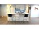 Updated kitchen with stainless steel appliances and island at 1247 Monroe Ne Dr, Atlanta, GA 30306