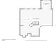 Unfinished basement floor plan showing dimensions and layout for the home at 4070 Preserve Crossing Ln, Cumming, GA 30040