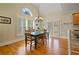 Cozy dining area bathed in natural light, complemented by stylish fixtures at 351 Allendale Dr, Canton, GA 30115