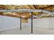 Unfinished basement with visible duct work, plumbing, and concrete flooring at 4125 Gables Pl, Buford, GA 30519