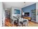 Bright and airy living room with hardwood floors, modern art, and stylish decor at 855 Peachtree Ne St # 2801, Atlanta, GA 30308