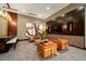 Modern lounge featuring stylish seating, a sleek media center, and a chic design for residents to relax and socialize at 855 Peachtree Ne St # 2801, Atlanta, GA 30308