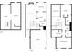 Detailed floor plan showing the layout of basement, living areas, bedrooms, and bathrooms across three floors at 917 Edgewater Cir, Marietta, GA 30062