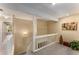 Upstairs landing features neutral tones, carpet, decorative plants and art, and access to bedrooms at 917 Edgewater Cir, Marietta, GA 30062