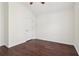 Vaulted bedroom with hardwood floors and ample closet space at 6945 W Mountain Xing, Cumming, GA 30041