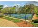Outdoor pickleball courts featuring well-maintained courts, surrounded by greenery and trees at 6945 W Mountain Xing, Cumming, GA 30041
