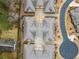 Aerial view of condo community showcasing well-maintained roofs and landscaping at , Acworth, GA 30101
