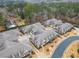 Aerial view of the residential neighborhood highlighting the home's location at , Acworth, GA 30101