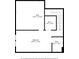 Second floor plan displaying bedroom, bathroom, walk-in closet, and attic at , Acworth, GA 30101