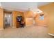Spacious bedroom with carpet flooring and space for desk at 4230 Spur Look Xing, Douglasville, GA 30135