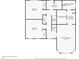Floor plan of the upper level, featuring bedrooms, closets, and bathrooms, providing a clear overview of the space at 8078 Longleaf Dr, Villa Rica, GA 30180