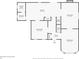 Floor plan of the main level, showcasing the layout of the kitchen, living room, dining room, and bathrooms at 8078 Longleaf Dr, Villa Rica, GA 30180
