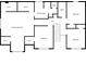 Second floor plan with multiple bedrooms and walk-in closets, including a large primary suite with its own bathroom at 1710 Brandon Lee Sw Way, Marietta, GA 30008