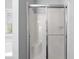 A glass and chrome shower featuring a full enclosure at 1710 Brandon Lee Sw Way, Marietta, GA 30008