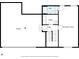 Basement floor plan displaying the recreation room, utility area, bathroom, hall, stairs, and garage at 6595 Lancelot Ct, Riverdale, GA 30296