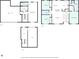 Floor plan showcasing the layout of the two-story home at 6595 Lancelot Ct, Riverdale, GA 30296