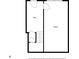 Schematic floor plan showing a hall, stairs, and room at 6595 Lancelot Ct, Riverdale, GA 30296
