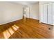 Bright bedroom with hardwood floors and ample closet space at 3668 Bunker Hill Sw Dr, Atlanta, GA 30331
