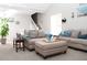 A living room featuring a cozy couch and ottoman at 55 Bonds Ct, Hiram, GA 30141