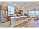 Open kitchen with large island and modern appliances at 66 Rogers Ne St, Atlanta, GA 30317