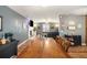 Inviting dining area with ample seating, natural light, and access to the kitchen at 6355 Queens Rd, Douglasville, GA 30135