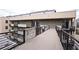 Private balcony with modern iron railing and concrete flooring, perfect for relaxing outdoors at 123 Luckie Nw St # 2510, Atlanta, GA 30303