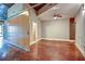 Bedroom featuring neutral walls, ceiling fan, and access to walk-in closet at 123 Luckie Nw St # 2510, Atlanta, GA 30303