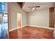 Bedroom with ceiling fan and ensuite closet at 123 Luckie Nw St # 2510, Atlanta, GA 30303