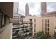 Residential exterior with city views, featuring a walking bridge connecting the buildings at 123 Luckie Nw St # 2510, Atlanta, GA 30303