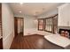 Cozy dining area with bay window and warm wood flooring at 1728 Stonecliff Ct, Decatur, GA 30033