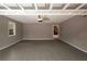 The garage has epoxy floor and an exit door at 1728 Stonecliff Ct, Decatur, GA 30033