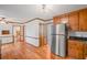 Bright kitchen showing stainless appliances and ample counter space at 4481 Windsor Oaks Dr, Marietta, GA 30066