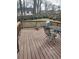 Back deck with seating at 818 Burchill Sw St, Atlanta, GA 30310