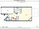 Main floor plan displaying kitchen, living room, bathroom, and garage layout with dimensions at 108 Trailside Cir, Hiram, GA 30141