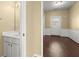 Bright bathroom featuring a white vanity with modern fixtures at 6005 Pattingham Dr, Roswell, GA 30075