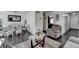 Open-concept living and dining area, perfect for entertaining, with hardwood floors and bright natural light at 4008 Bayside Cir, Atlanta, GA 30340