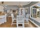 Lovely dining area with a view and seamless transition to the outdoor deck at 112 Bluestone Ct, Acworth, GA 30101