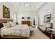 Spacious main bedroom featuring tray ceiling, sitting area, and plenty of natural light at 1811 Paces Ferry Se Ct, Smyrna, GA 30080