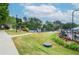 A lush greenbelt with walking path connects community amenities at 11385 Donnington Dr, Duluth, GA 30097