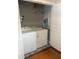 Convenient laundry area with a side-by-side washer and dryer at 23 Poplar St, Porterdale, GA 30014