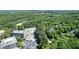 An aerial view that showcases the property's location near lush greenery and urban amenities at 402 Bainbridge Dr, Atlanta, GA 30327