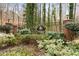 Community sign for Heritage Oaks set amidst lush landscaping and decorative brick pillars at 402 Bainbridge Dr, Atlanta, GA 30327