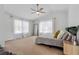 Inviting main bedroom with lots of natural light and a view to the backyard at 596 Frank Kirk Nw Rd, Kennesaw, GA 30152